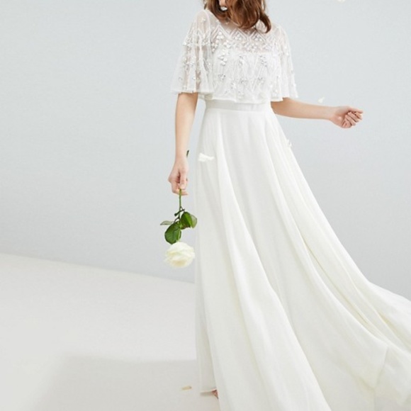 loose top wedding dress
